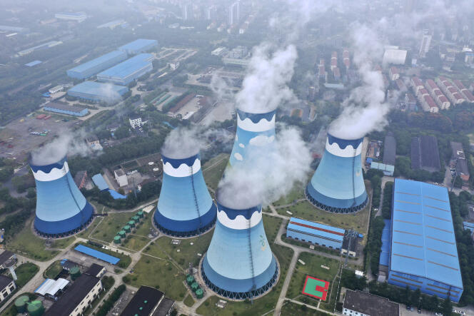 Une centrale électrique au charbon à Nankin, dans la province chinoise du Jiangsu, le septembre 2021.
