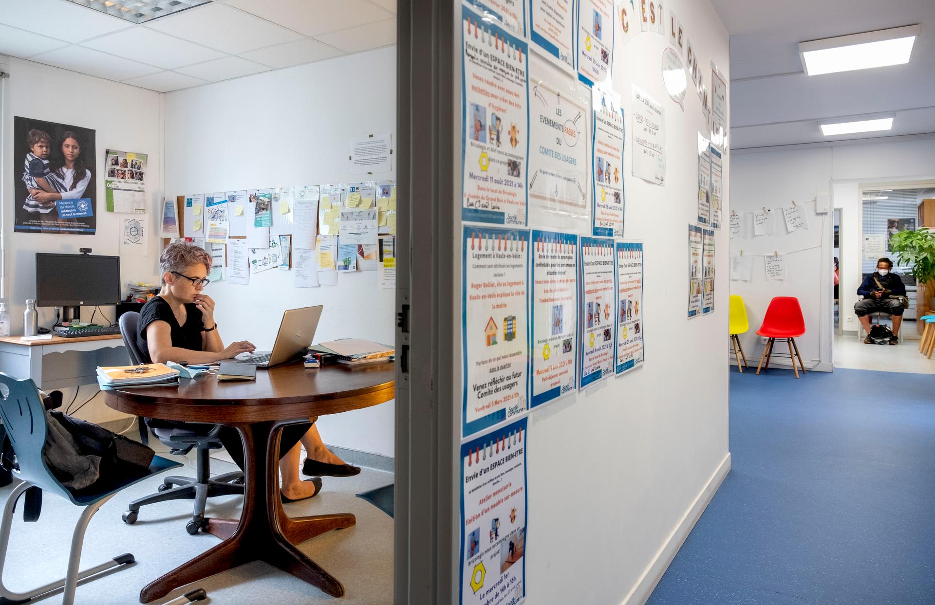 Camille Salmon, project manager per il comune di Santee, a Volks-en-Velene (Rhone), 14 settembre 2021.