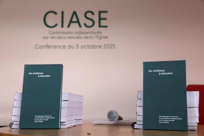 Le rapport de la Ciase, le 5 octobre 2021, à Paris.