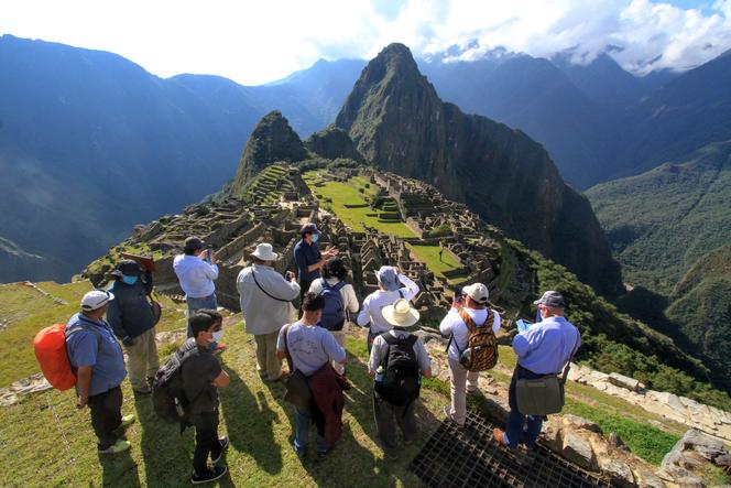 Au Machu Picchu (Pérou), le 12 juin 2020.