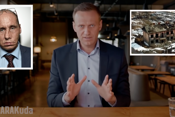 « Le palais de Nalivkine », vidéo parodiant le film d’Alexeï Navalny sur le « palais de Poutine » (2021).