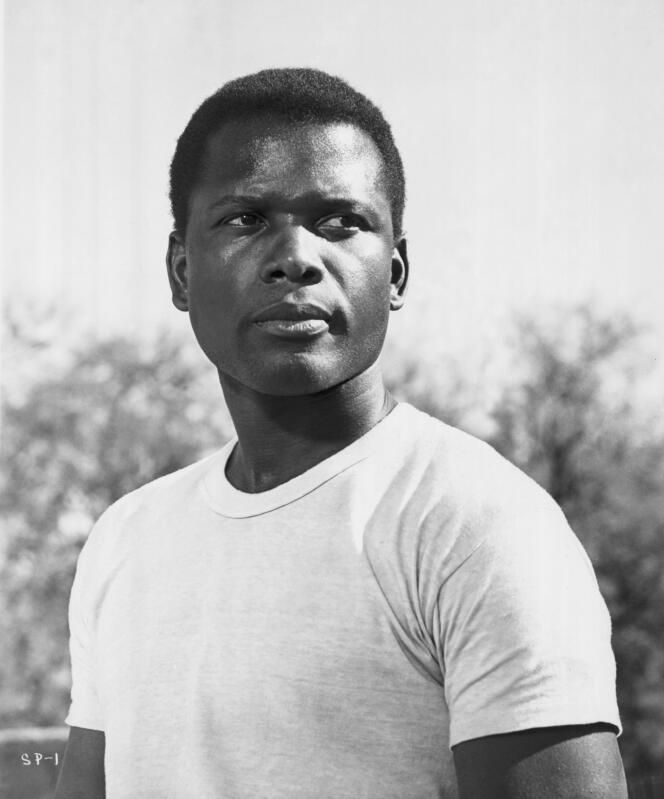 Sidney Poitier in a scene from the film