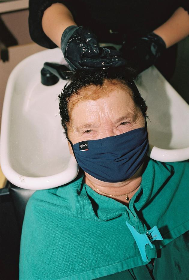 Chez Tchip Coiffure, à Cosne-Cours-sur-Loire (Nièvre), le 21 septembre 2021.