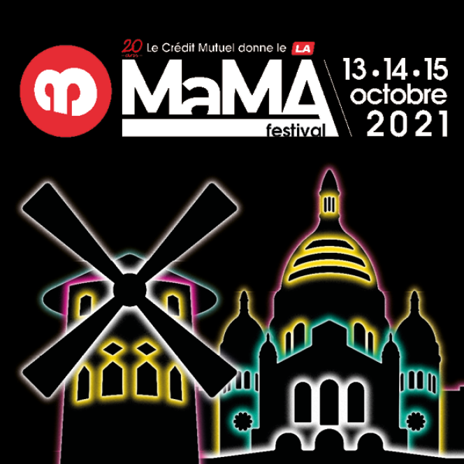 Affiche du festival MaMA à Paris.