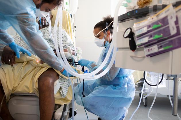 Dans une chambre de la Pitié-Salpêtrière, le 10 septembre 2021.