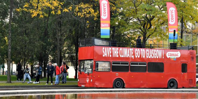 Manifestation pour le climat à Bruxelles, le 10 octobre 2021. La 26e conférence des Nations unies sur le climat (COP26) se tiendra du 31 octobre au 12 novembre à Glasgow, en Ecosse.