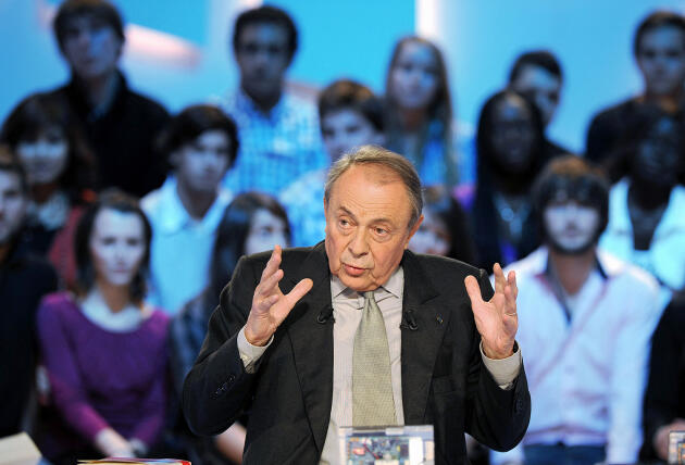 Michel Rocard, le 28 octobre 2010, à l’antenne du «Grand Journal » sur Canal+.