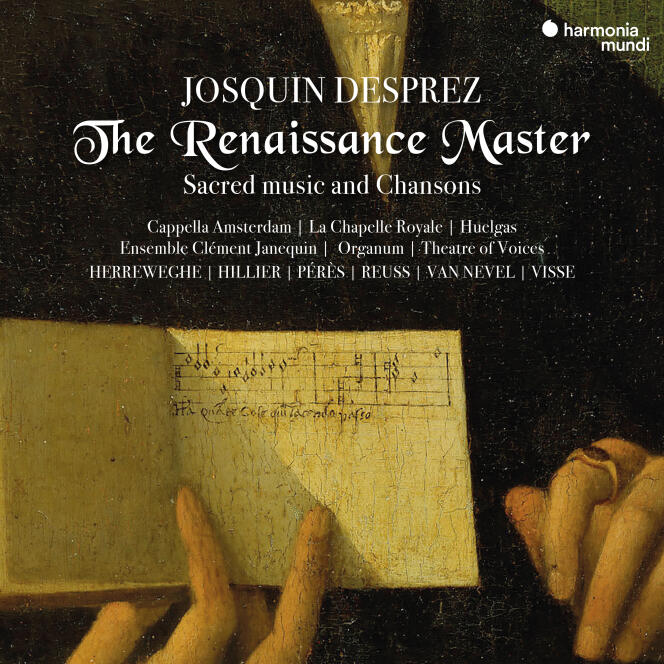 Pochette du livre-CD « The Renaissance Master », consacré à Josquin des Prés.