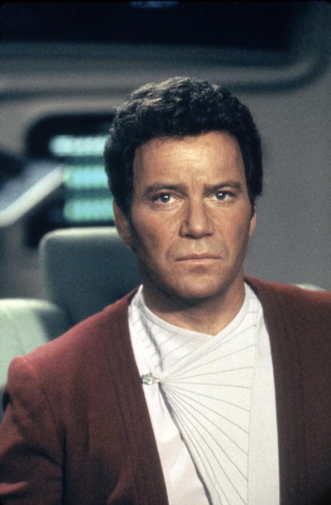 William Shatner dans la série « Star Trek », en 1984.