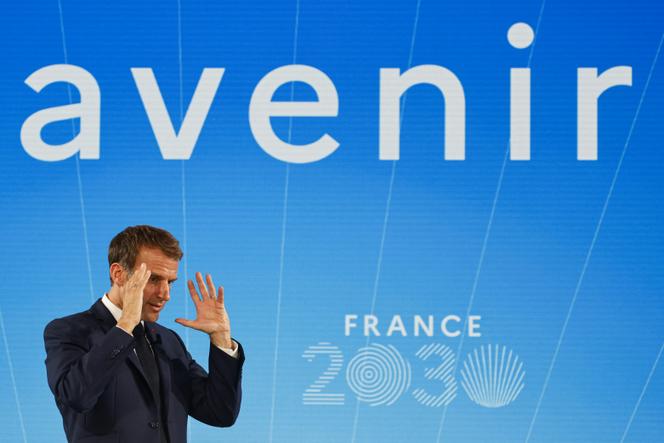 Emmanuel Macron, à Paris, le 12 octobre 2021.
