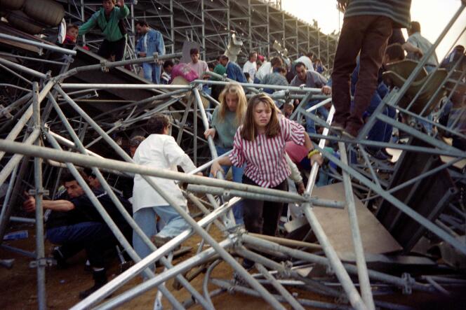 On May 5, 1992, a grandstand at the Furiani stadium in Corsica collapsed, killing nineteen people.