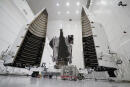 NASA's Lucy spacecraft is seen at the AstroTech facility, Wednesday, Sept. 29, 2021, in Titusville, Fla. The spacecraft is scheduled to launch on Oct. 16 aboard an Atlas V rocket. It will be first space mission to explore a diverse population of small bodies known as the Jupiter Trojan asteroids. (AP Photo/John Raoux)