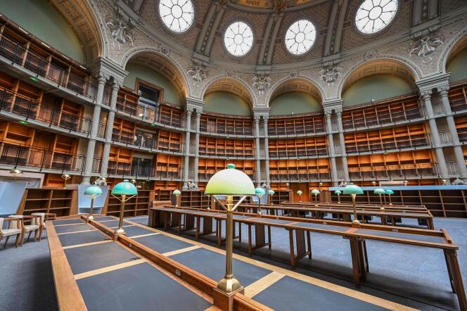 Bibliothèque nationale de France, site Richelieu, à Paris, le 28 septembre 2021.