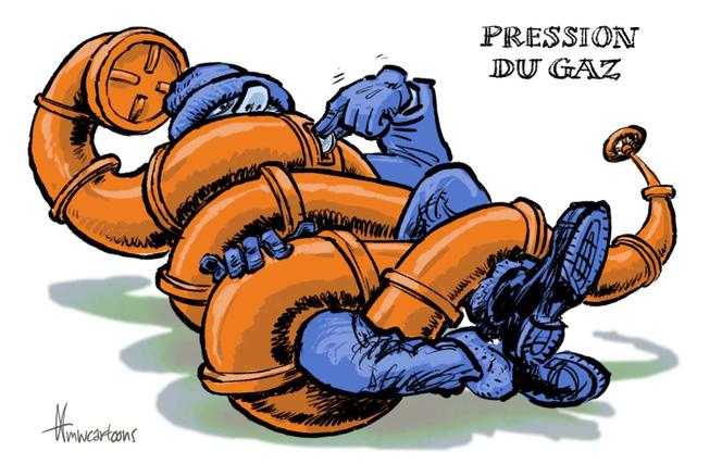 Dessin paru en « une » du « Monde » daté du 14 octobre, signé par le dessinateur néerlandais Maarten Wolterink.