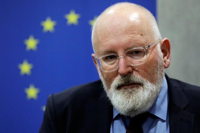 Frans Timmermans, Executive Vice President of the European Commission, in Jakarta, October 18, 2021.
