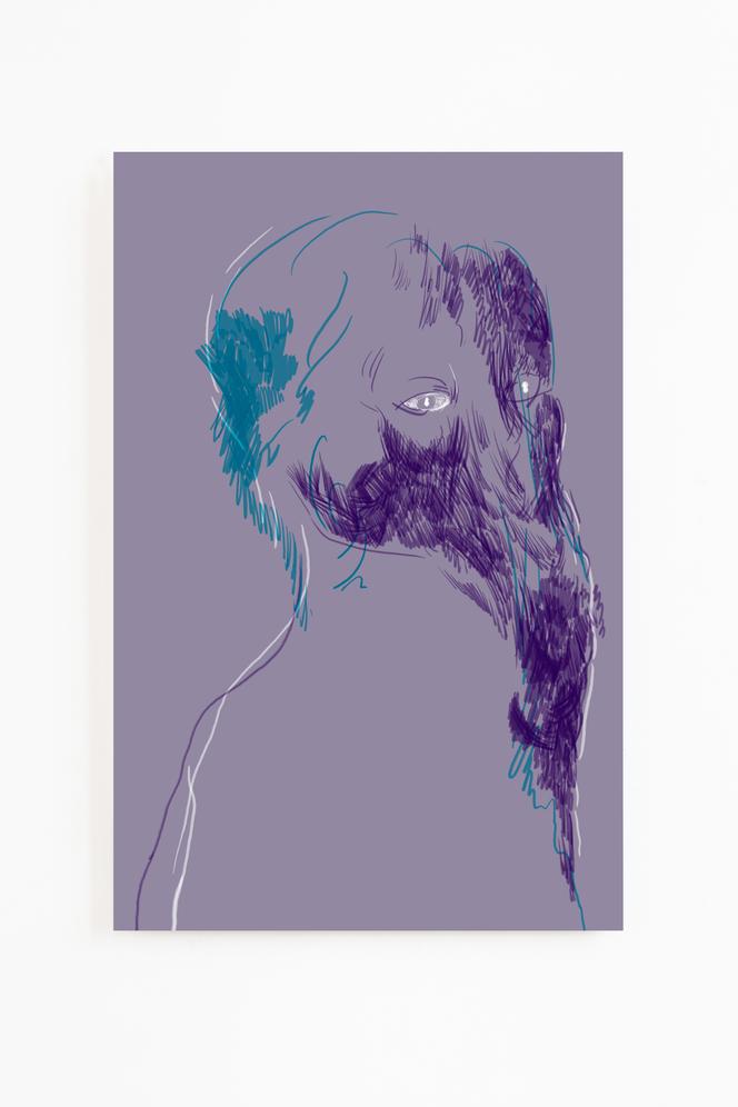 « The Mauve Hour VII« (2021) de Paul Maheke.