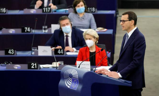19 października 2021 r. premier Polski Mathews Moravich wystąpił w Parlamencie Europejskim w Strasburgu.