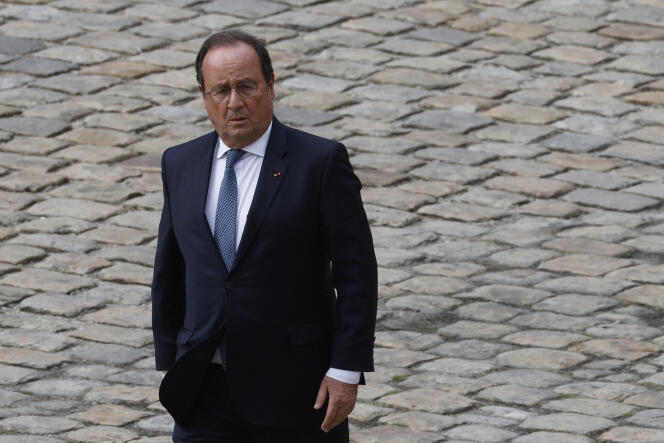 L’ancien président de la République François Hollande, le 29 septembre 2021, à Paris.