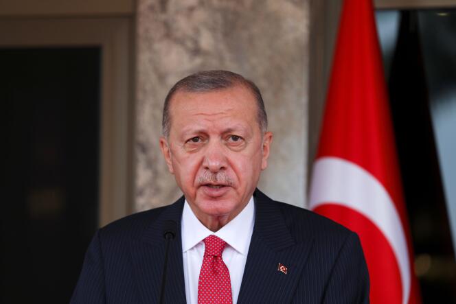 Le président turc, Recep Tayyip Erdogan, le 20 octobre 2021.