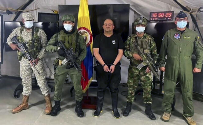Nach der Einnahme von Bogot am 23. Oktober 2021 durch kolumbianische Soldaten 