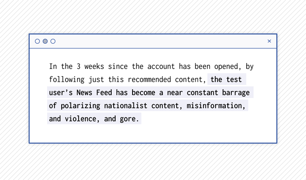 Extrait de l’un des documents anonymisés transmis au Congrès américain, dans lequel l’auteur s’alarme de la montée des discours de haine dans les fils des utilisateurs indiens de Facebook.