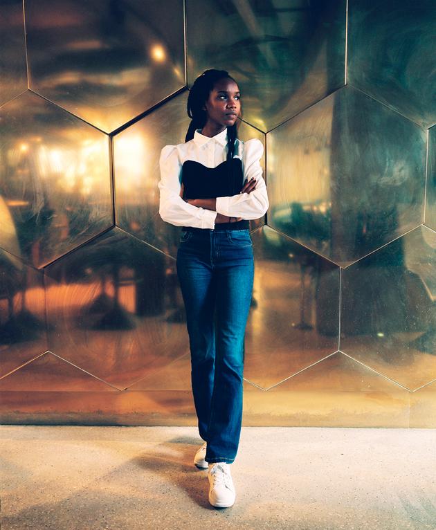 Diary Sow au restaurant L’Éclectic, à Paris, le 11 octobre 2021.