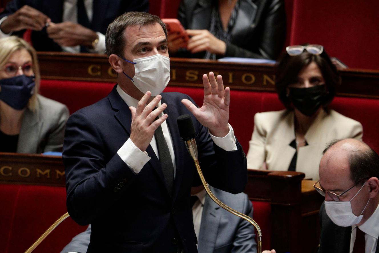 Olivier Véran, lors de la séance des questions au gouvernement à l’Assemblée nationale, à Paris, le 26 octobre 2021.