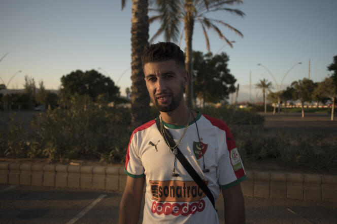 Ahmed, un migrant algérien, à Almeria, en Espagne, le 14 octobre 2021.