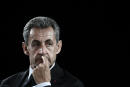 Former French President Nicolas Sarkozy attends the 76th congress the French National Association of Chartered Accountants in Bordeaux, southwestern France, on October 8, 2021. - A French court on September 30, 2021 handed Nicolas Sarkozy a one-year prison sentence for illegal financing of his 2012 re-election bid, dealing a fresh blow to the right-winger seven months after he received a jail term for corruption. (Photo by Philippe LOPEZ / AFP)