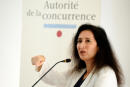 Head of the France's Competition Authority (Autorite de la Concurrence) Isabelle de Silva speaks during a press conference presenting the Competition Authority 2016 annual report on July 3, 2017 in Paris. (Photo by ERIC PIERMONT / AFP)