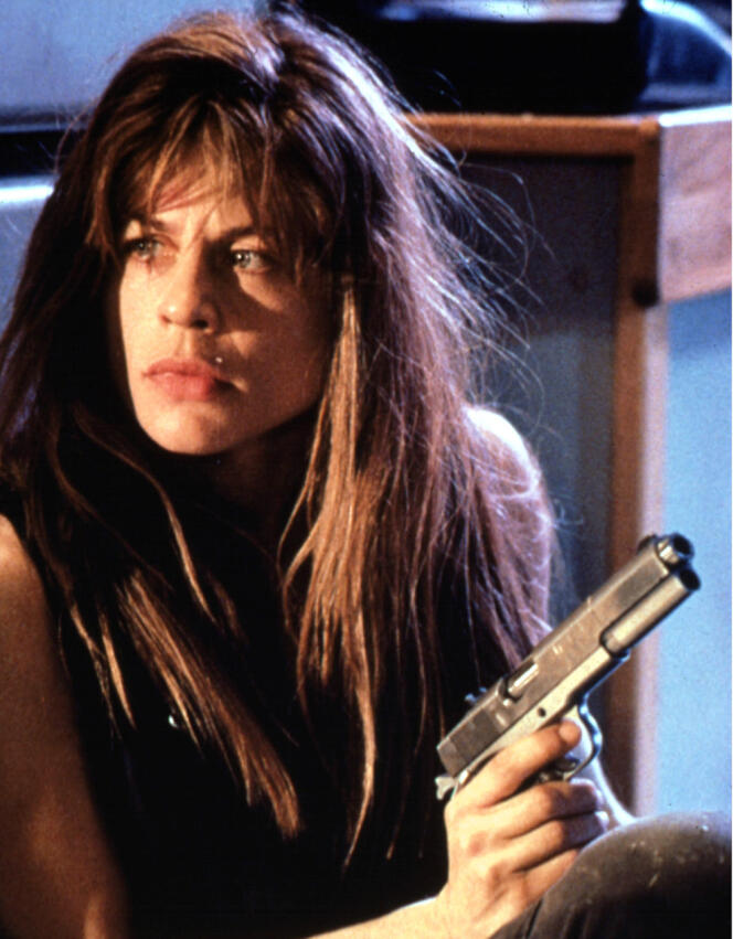 La comédienne Linda Hamilton, dans « Terminator 2 : le jugement dernier ».