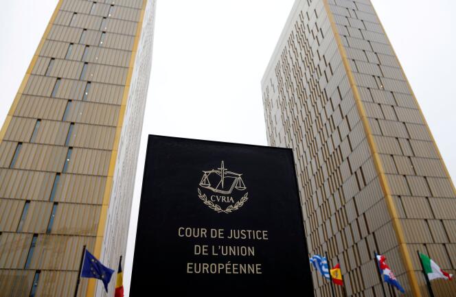 La Cour de justice de l’Union européenne (CJUE), à Luxembourg, en janvier 2017.