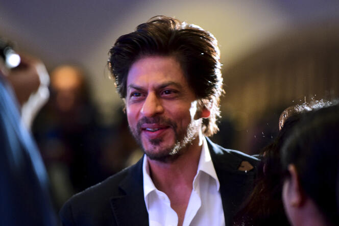 Bollywood actor Shah Rukh Khan, in Bombay (India), in February 2020.