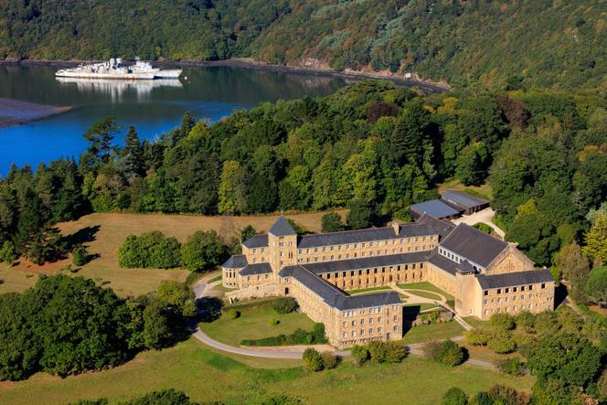 L’abbaye de Saint-Guénolé, à Landevennec, dans le Finistère.