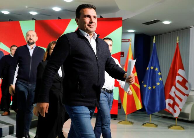 The Prime Minister of North Macedonia, Zoran Zaev, resigns after his party's scathing defeat in the municipal elections on October 31, 2021.