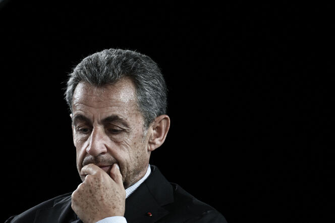 Nicolas Sarkozy, October 8, 2021, in Bordeaux.