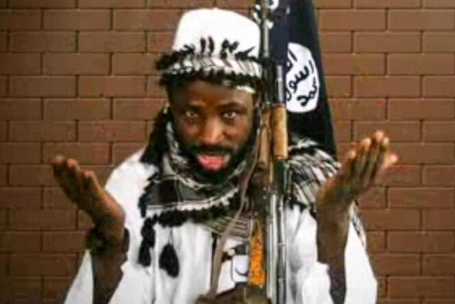 Image extraite d’une vidéo prise le 2 janvier 2018 par le groupe djihadiste Boko Haram montrant son leader Abubakar Shekau.