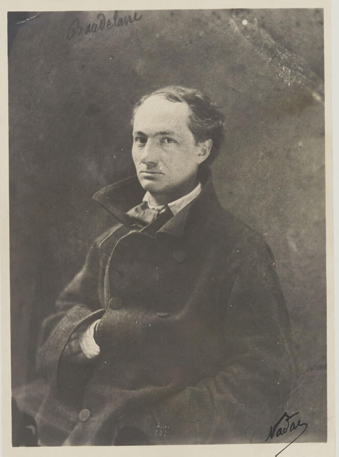 Charles ­Baudelaire par Nadar, 1855.