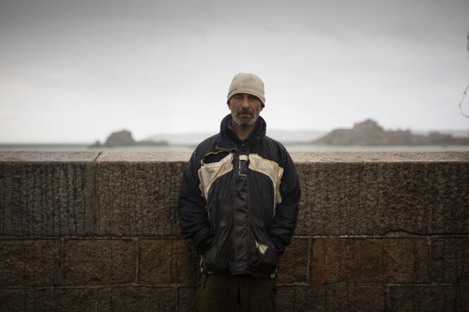 Steph Noel, fisherman, fears that the increase in the number of French fishermen in the waters surrounding the island could lead to overfishing and depletion of stocks. In Saint-Hélier (Jersey), on November 1, 2021.