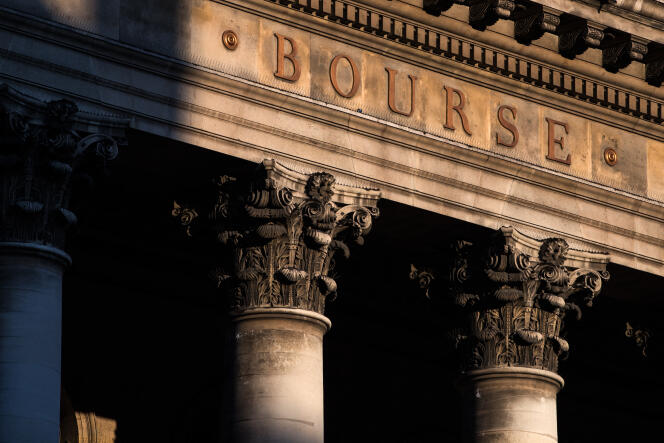 Le palais Brongniart, ancienne localisation de la Bourse de Paris, le 18 mai 2020.