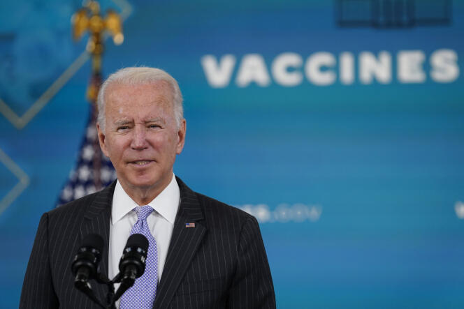 « Trop de personnes restent non vaccinées pour que nous puissions en sortir définitivement », a estimé Joe Biden, le 4 novembre 2021.