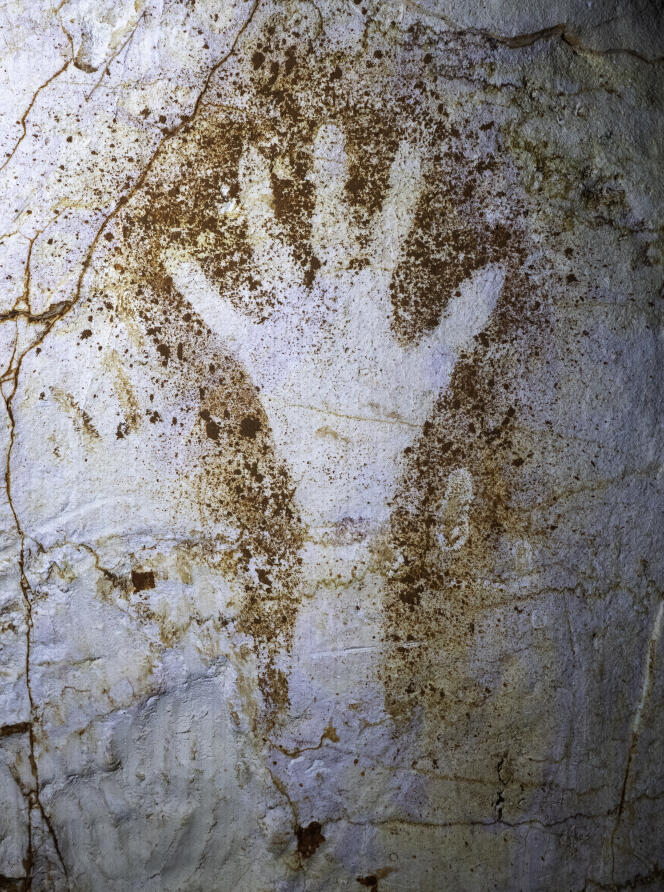 Sur les parois de la grotte Cosquer, on décompte 73 représentations de mains, essentiellement négatives. Un motif surreprésenté dans l’art pariétal.