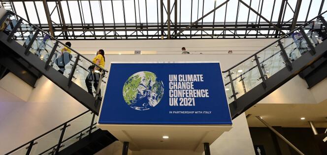 A la COP26, à Glasgow, le 4 novembre 2021.