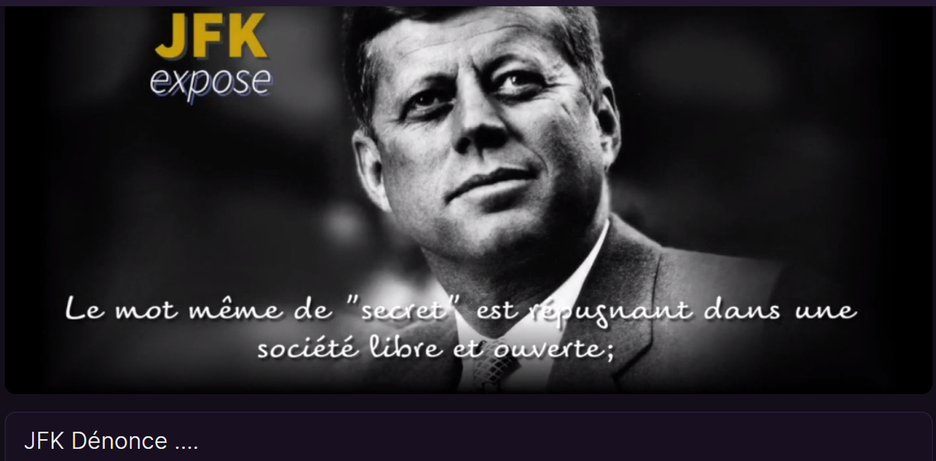 List JFK do prasy został porwany w 1961 roku i przedstawiony jako list potępiający tajne stowarzyszenia.