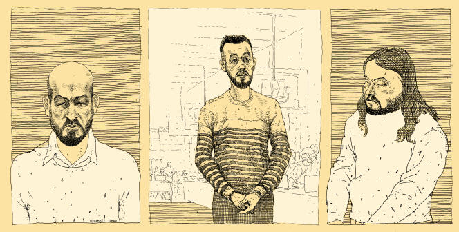 Muhammad Usman, Hamza Attou et Osama Krayem comparaissent devant la cour d’assises spéciale de Paris.