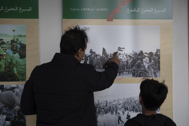 Exposition consacrée à la « Marche verte », à Rabat, le 6 novembre 2021.