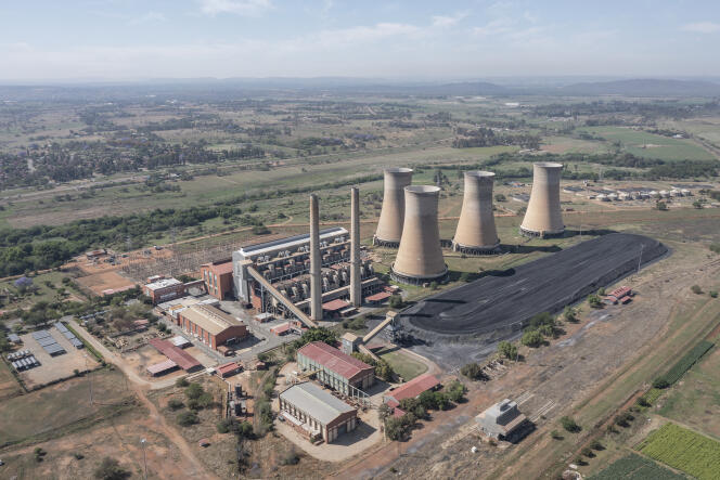 The Rooiwal coal-fired power station near Pretoria on October 13, 2021.