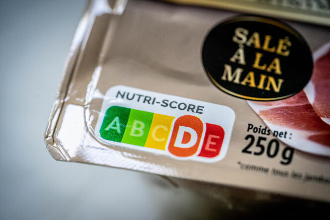 Le logo d'information nutritionnelle à cinq couleurs Nutri-score.