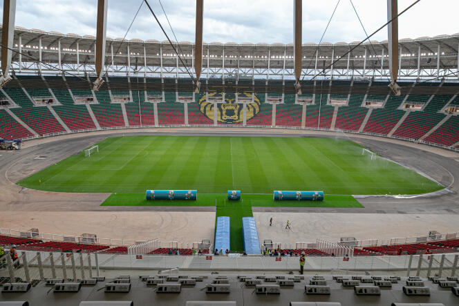 Le stade Olembé à Yaoundé, au Cameroun, en août 2021.