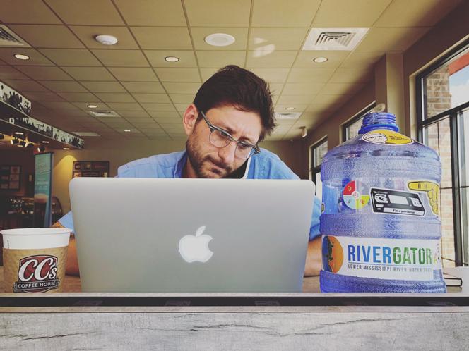 Undated file photo, released June 4, 2021, by permission of the Fenster family, shows American journalist Danny Fenster, working in New Iberia, Louisiana.